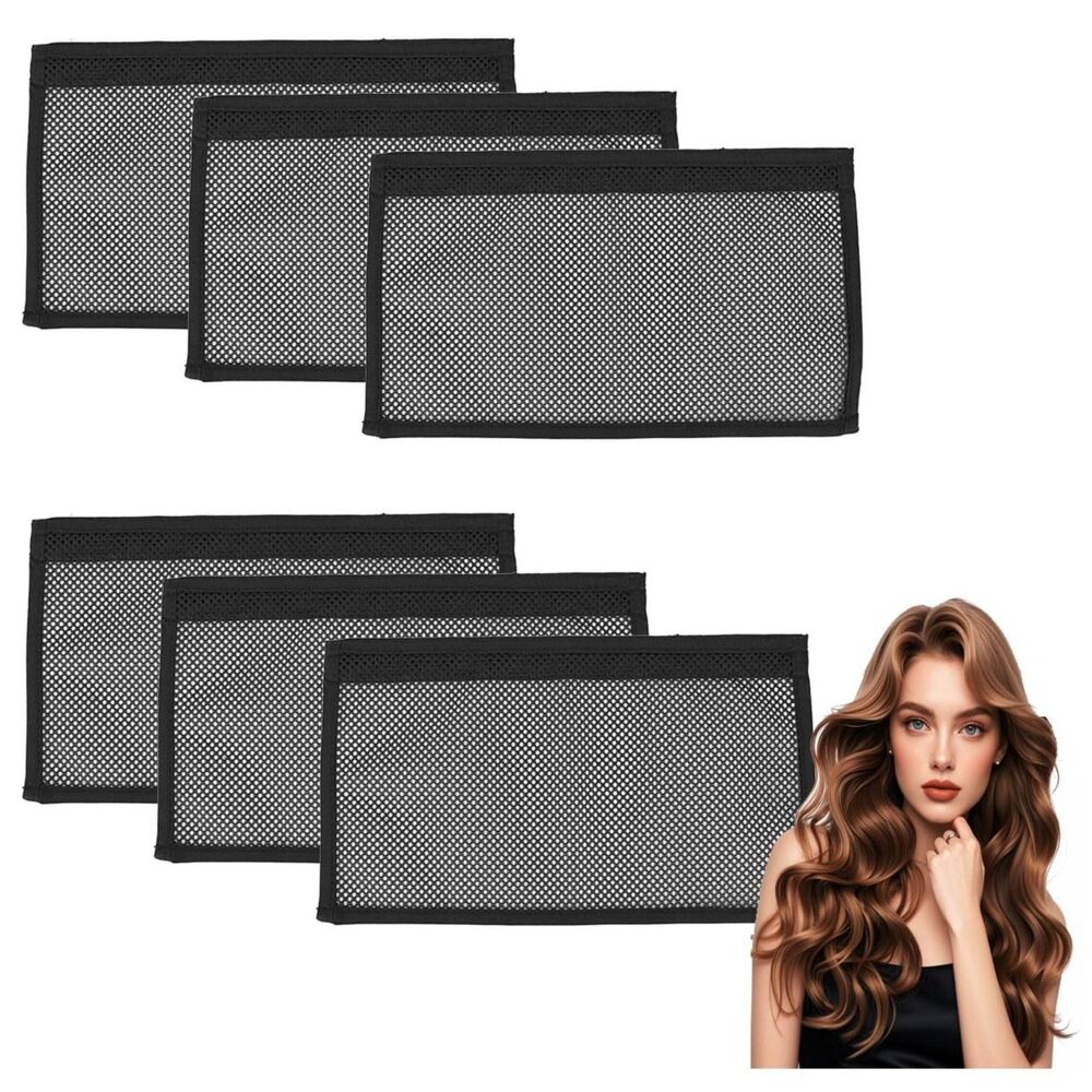 6 Pcs Curly Hair Stretcher Lengthening Net For Curly Prevent Shrinkage 13In